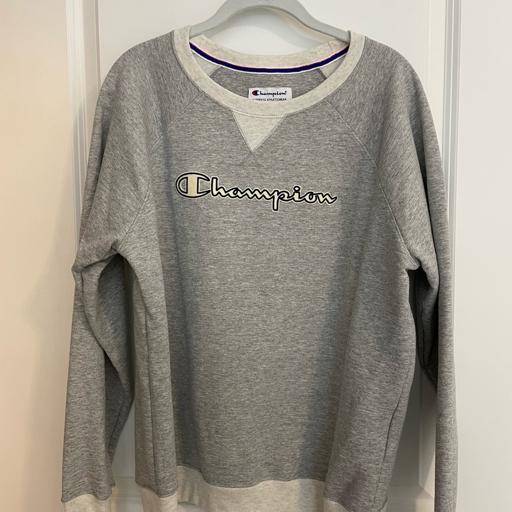 grey champion crew neck